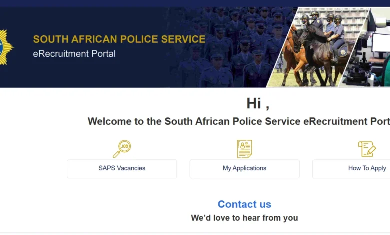 SAPS e-Recruitment Portal